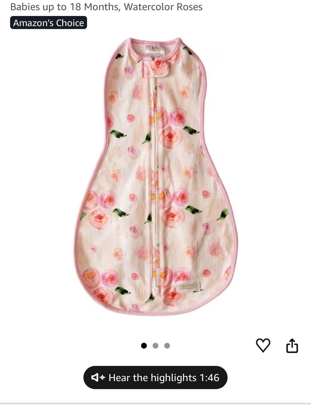 Woombie Grow With Me Swaddle